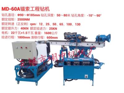 MD-60A錨索工程鉆機(jī)